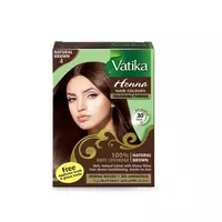 Фарба для волосся на основі хни Dabur Vatika Натурально коричнева 6*10 гр