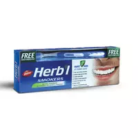 Зубна паста Dabur Herb'l для Курців 150 гр + зубна щітка